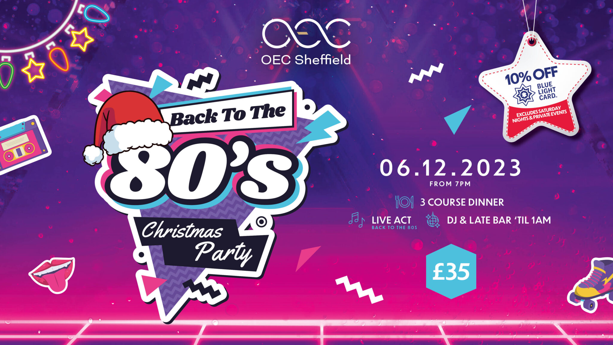 Book Now for Christmas Events 2023 | OEC Sheffield