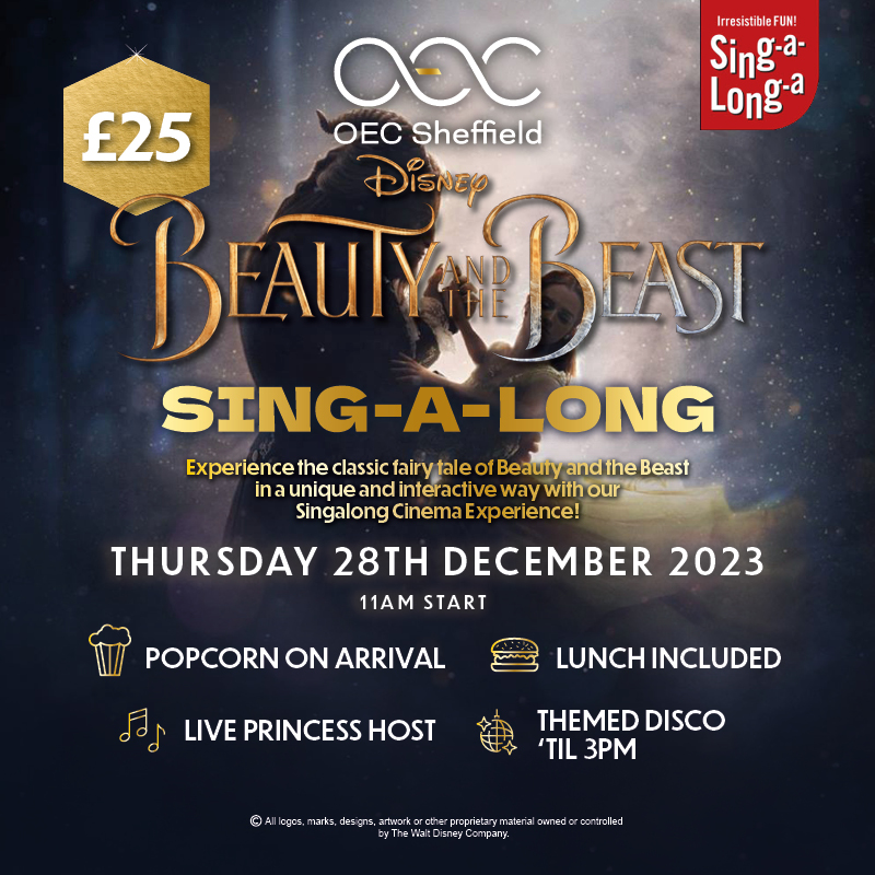 Beauty and the Beast Singalong Cinema - OEC Sheffield