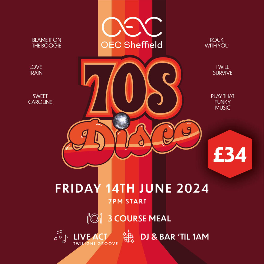 70's Disco Party - OEC Sheffield