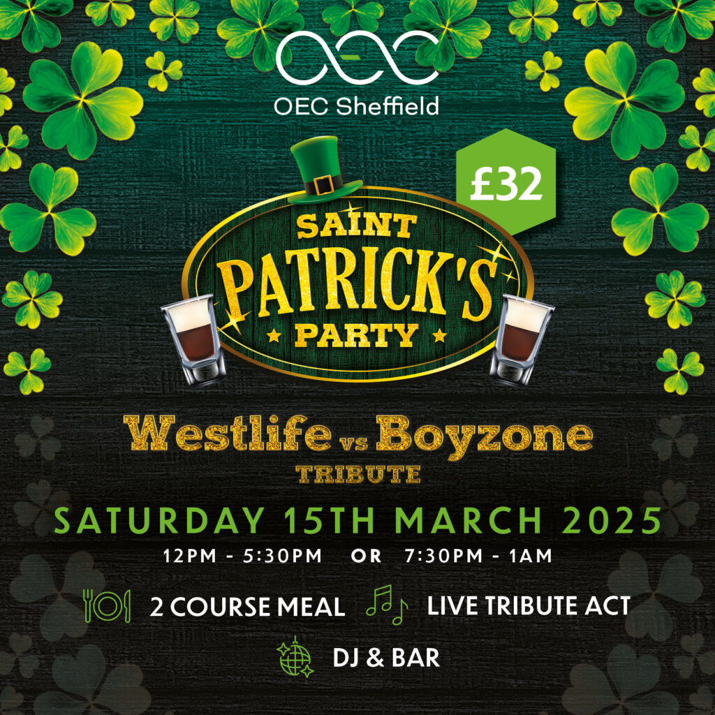 Paddys Party with Westlife and Boyzone - OEC Sheffield