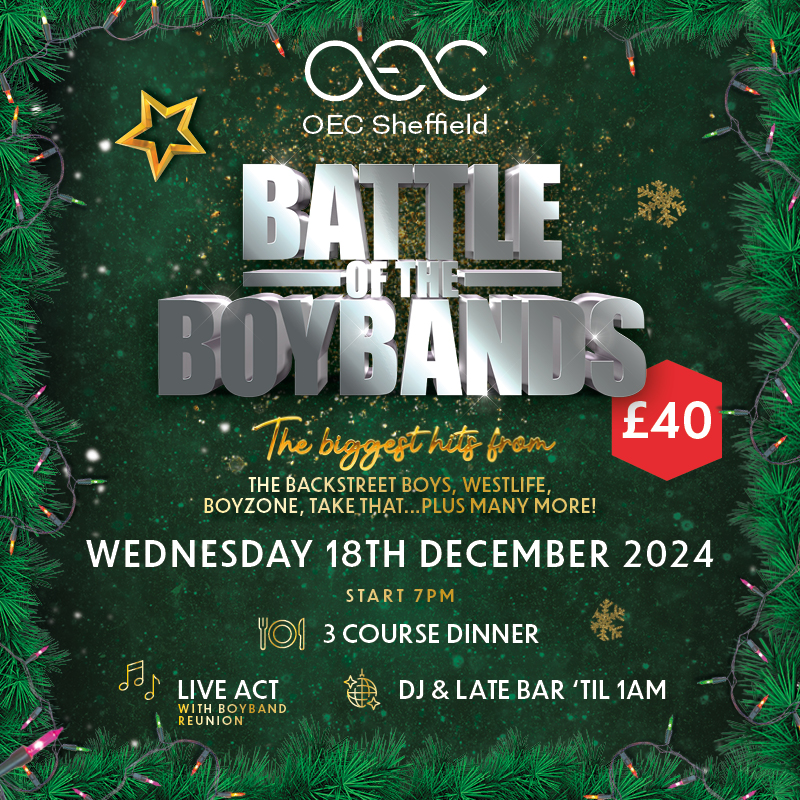 Jingle all the way to OEC Sheffield for your office Christmas party! - OEC Sheffield