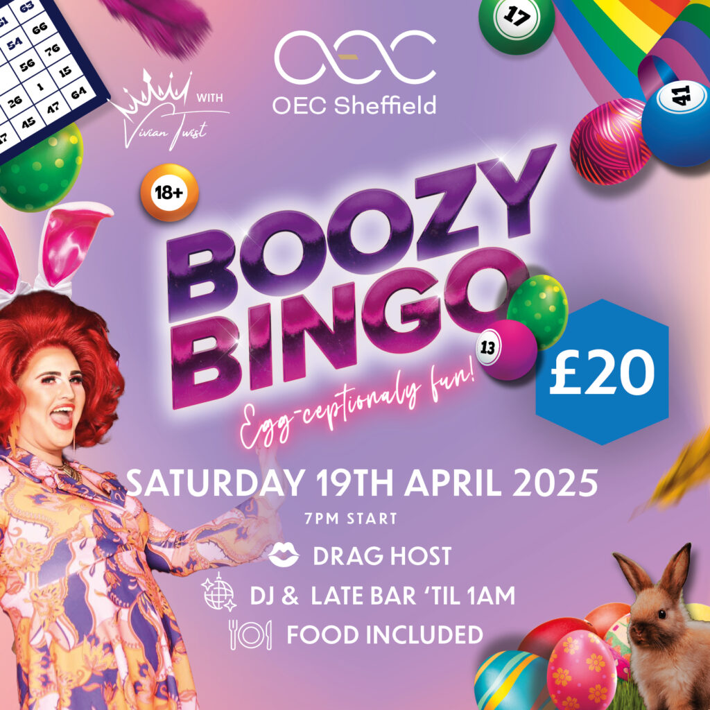 Easter Boozy Bingo - OEC Sheffield