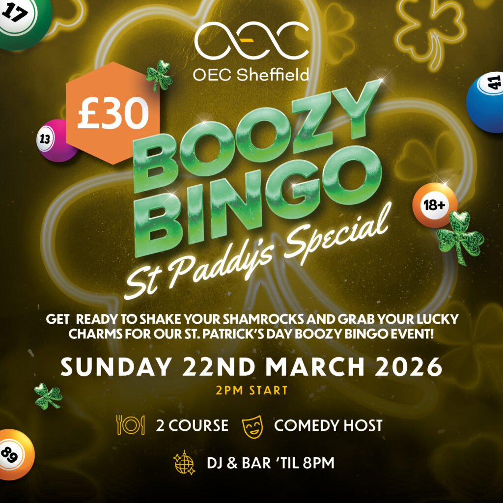 Boozy Bingo - St Paddy's Special - OEC Sheffield