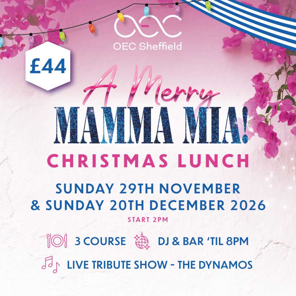 Mamma Mia Christmas Lunch - OEC Sheffield