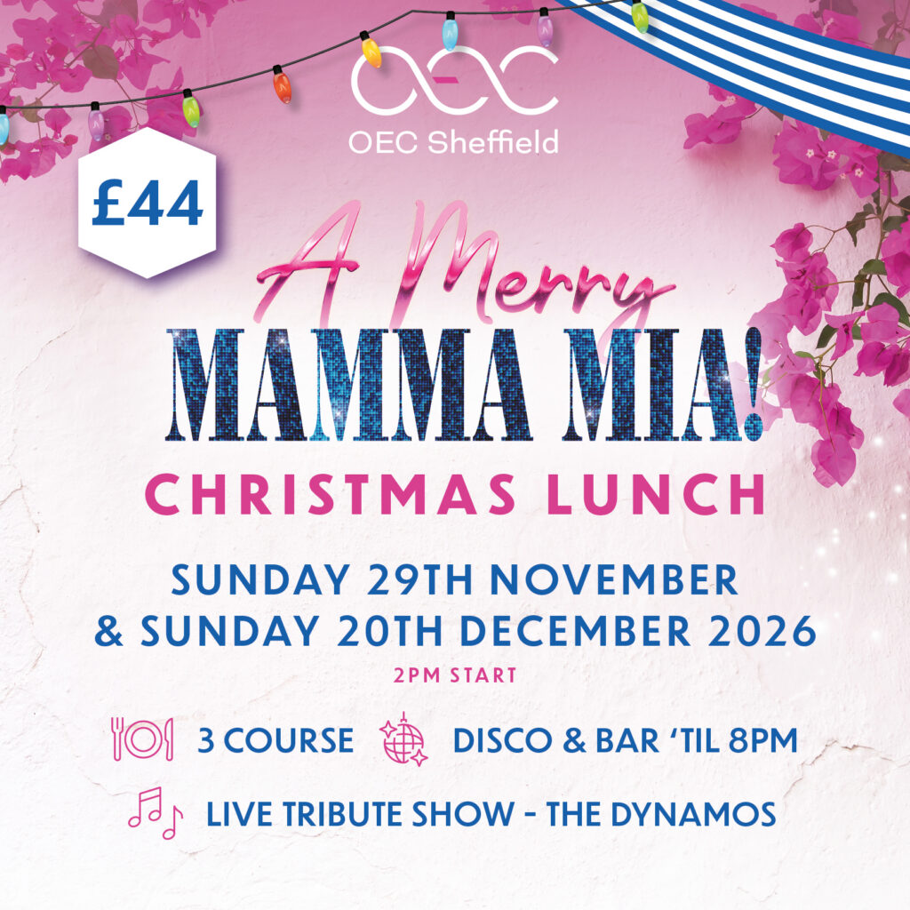 Mamma Mia Christmas Lunch - OEC Sheffield