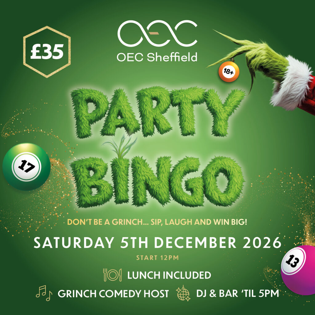 The Grinch Party Bingo - OEC Sheffield