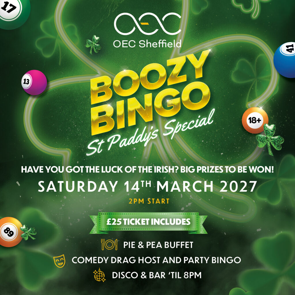 Boozy Bingo: St Paddy's Special - OEC Sheffield